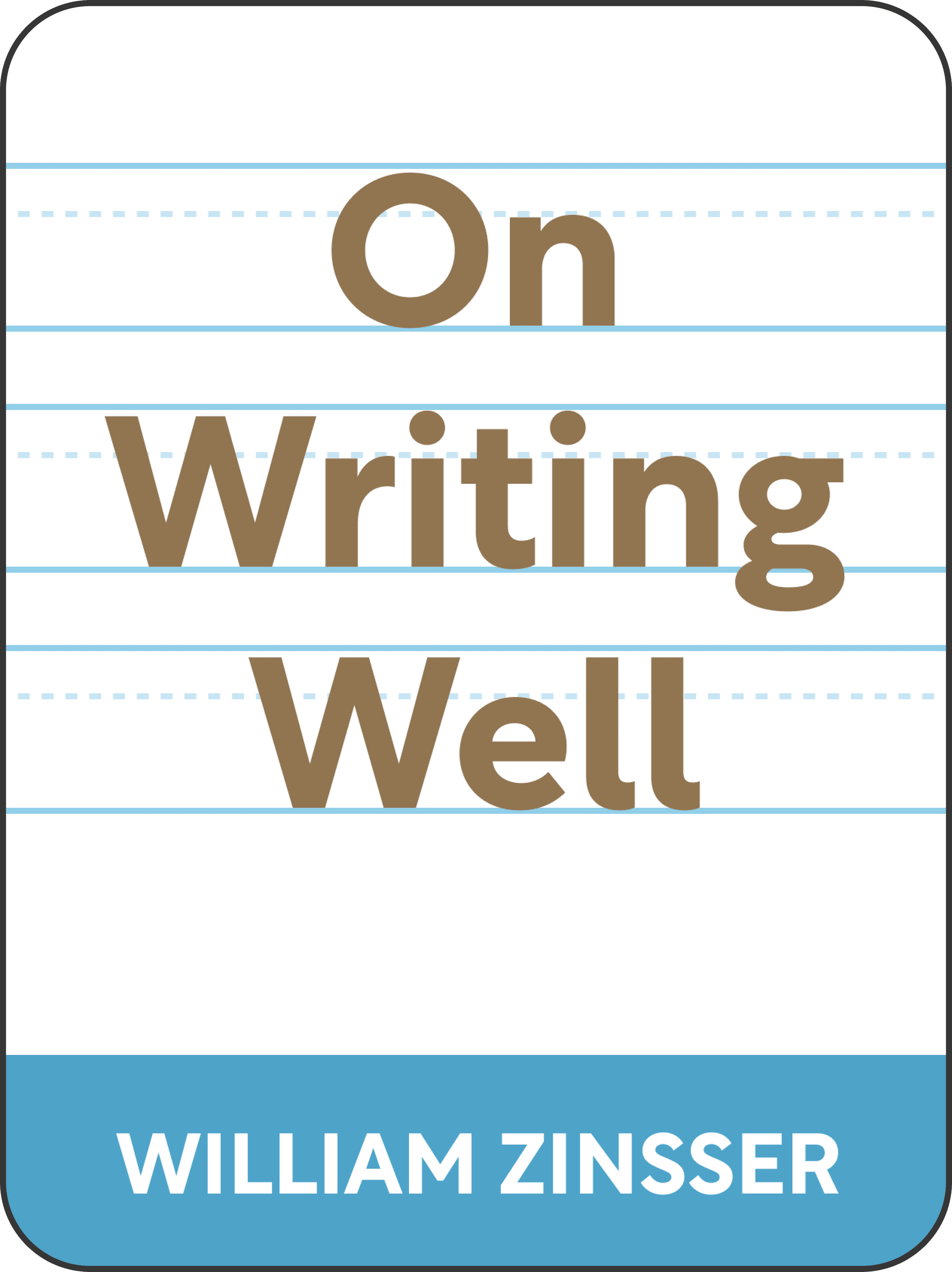 On Writing Well by William Zinsser